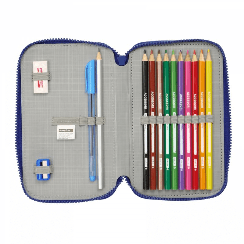 FC Barcelona Pencil Case with Equipment 412429854 - Sportsnexa